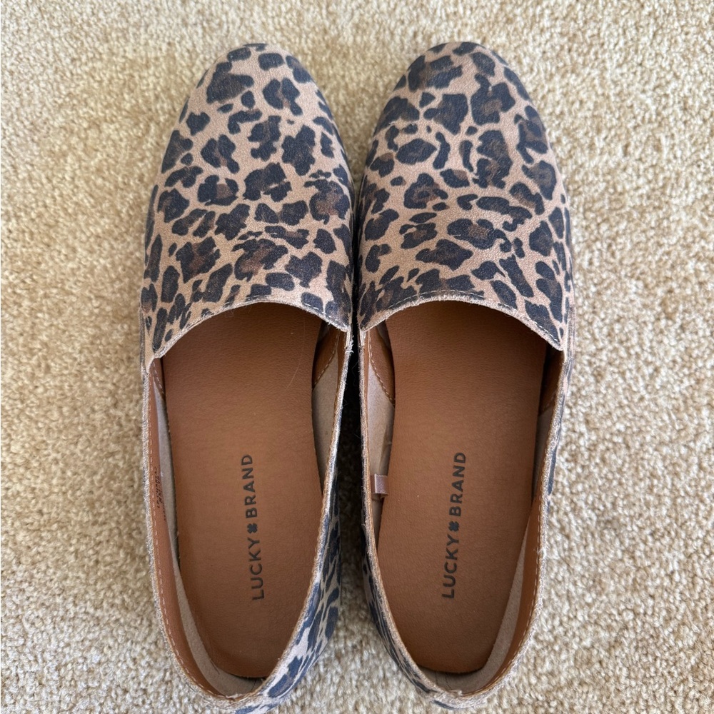 Lucky Brand Leopard Print Flats